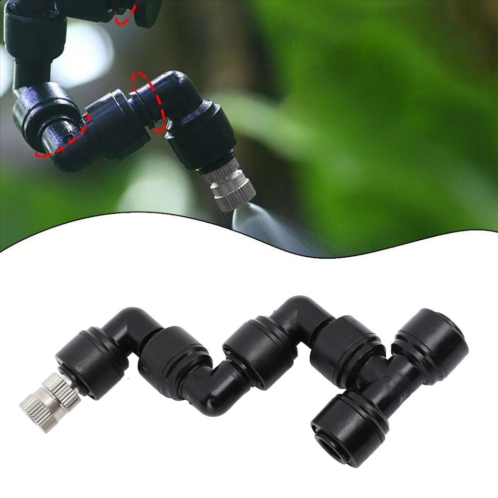 Reptile Mister Nozzles 360 Degree Adjustable Reptile Cooling System Nozzles For Greenhouse Courtyard