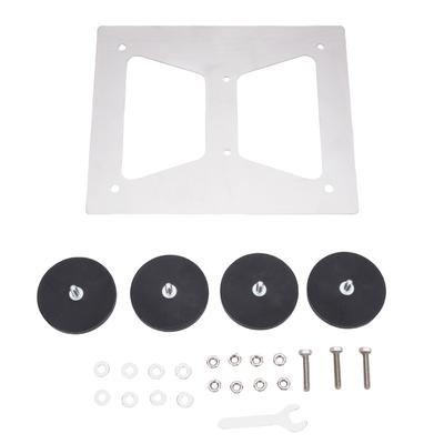 Kit de montage de toit ouvrant de voiture Acier inoxydable Magnétique Support satellite de toit de voiture pour pare-brise arrière