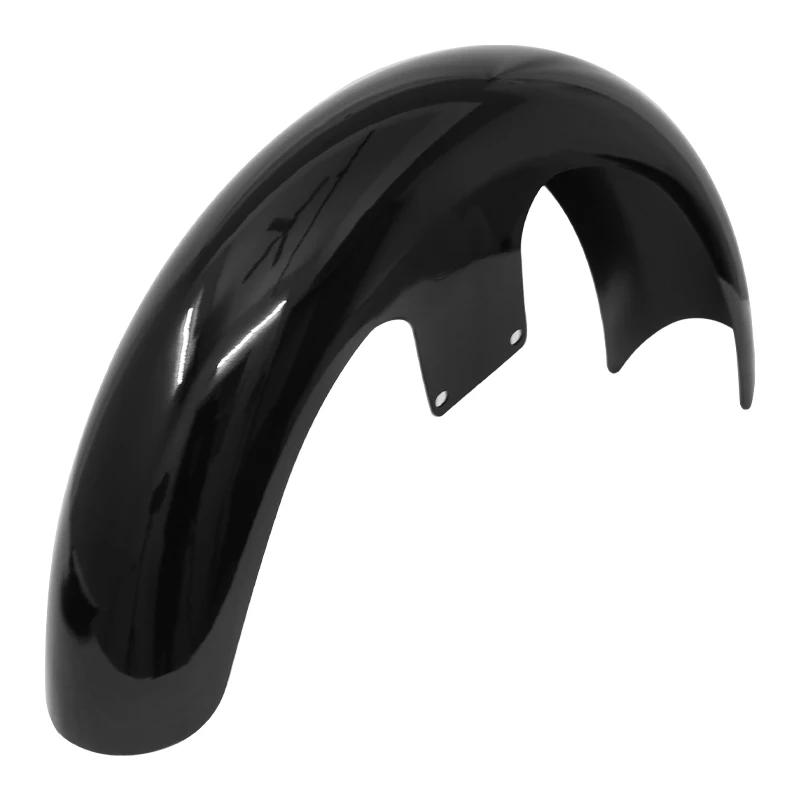 Gloss Black Wrap Front Fender Mudguard 19" 21" 23" For Harley Touring Electra Street Glide Road King Ultra Baggers