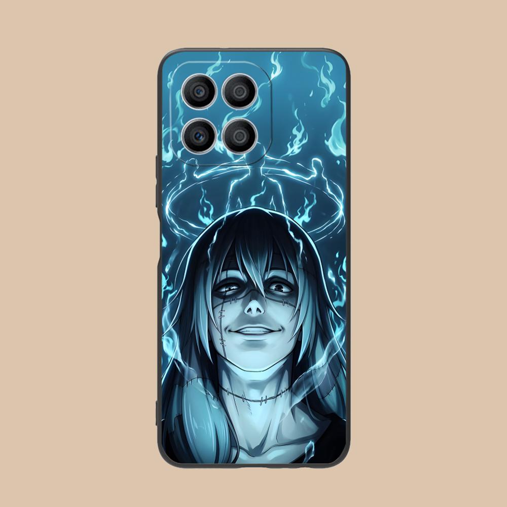 JJK Mahito Phone Case for Honor 90 80 70 60 50 30 20 10 9 8 7 Pro S SE Lite 5G Soft TPU Shockproof Cover