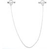 PiercingJ 2-10pcs 14G Stainless Steel Nipple Rings Nipple Shield Ring Chain Nipplerigns Ball Piercing Barbells Slivery Golden Tone