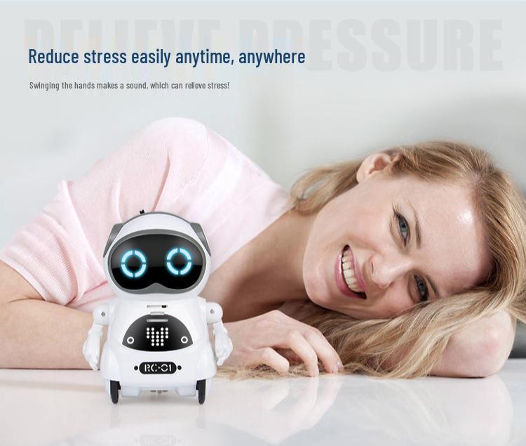 Zhile Children's Interactive Mini Pocket Robot: Multi-functional Voice-Activated Early Education Toy.