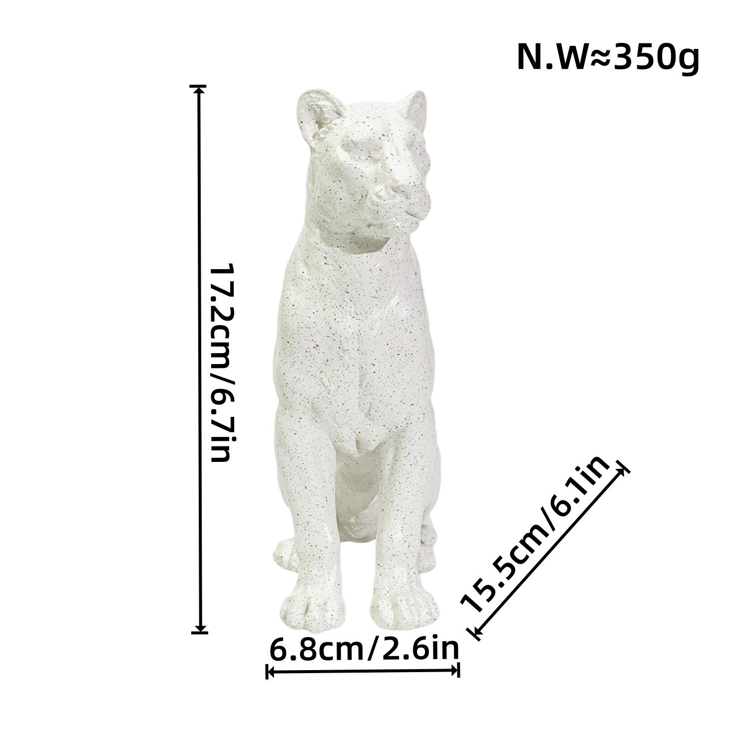 

Minimalist Antique Lion Abstract Handicrafts Ornaments Desk Decoration Creative Artwork Lion Sculpture Room Aesthetics Decor белый