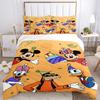 Mickey Mouse Party Celebration Print 3Pcs Bedding Setduvet Cover With 2 Bedropillowcase Home Birthday Gift