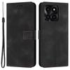 Wallet Case for Honor X6c 4G/X6b 4G/X6a 4G/X5b/X5b Plus Solid Color Leather Protective Phone Cover