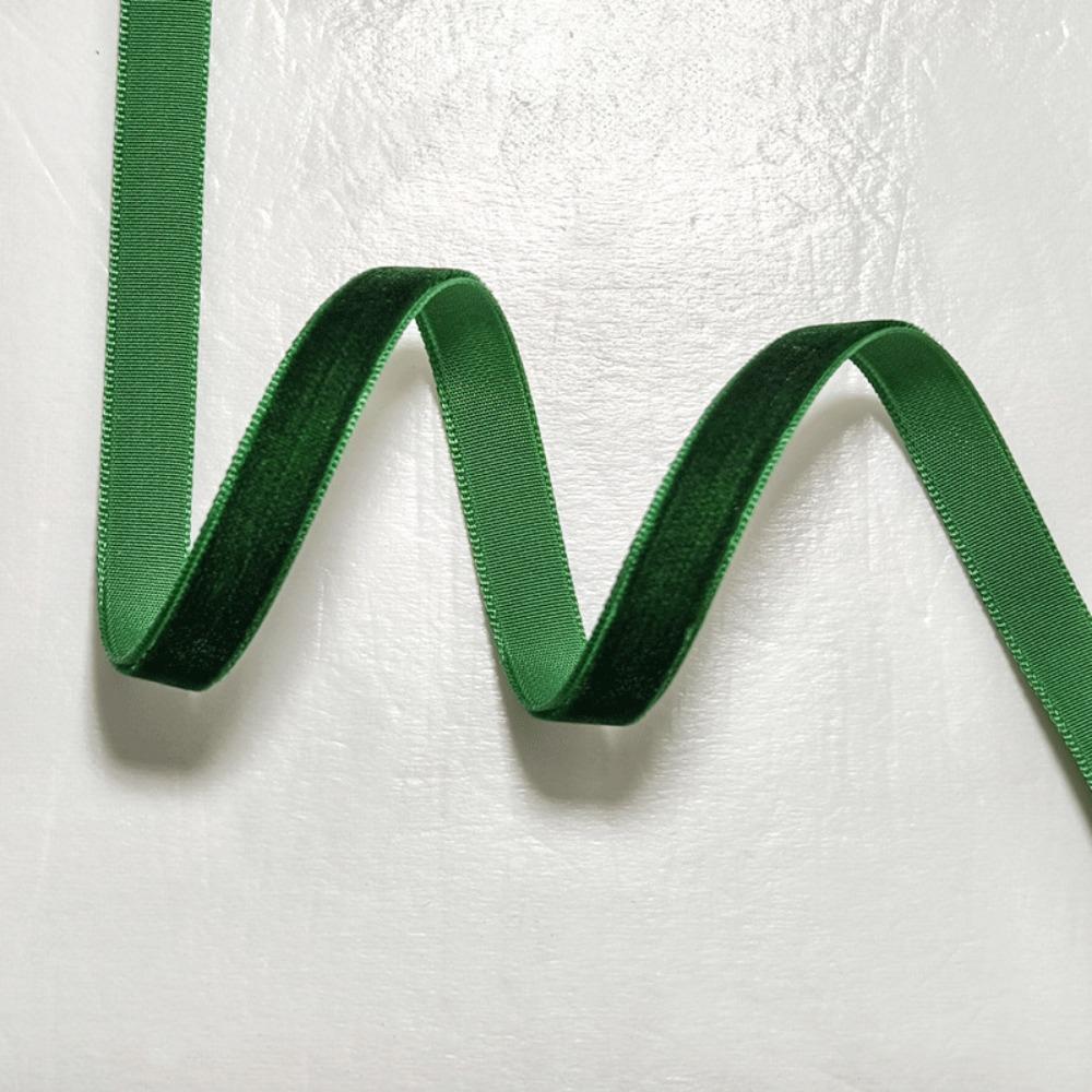 New 5 Yards Velvet Ribbon 6/10/15/20/25/40mm DIY Gift Wrapping Ribbon Single-Sided Handmade Velour Ribbons Bow Flower Bouquet