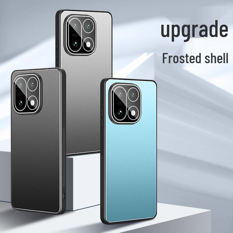 Compatible with OnePlus 15, Full Coverage Frosted Metal Protective Case with Lens Protection, Lightweight Business Hard Shell.