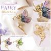 Creative Dancing Girl Brooch Pin Fashion Jacket Accessory Decorative Clothing Pin Artful Design Durable Material Stylish Outfit Accent