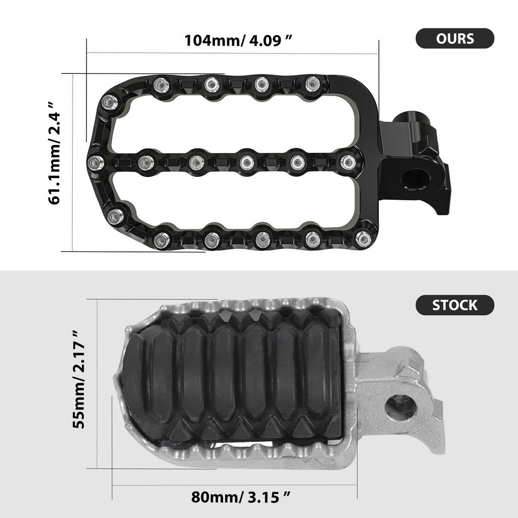 For Yamaha Tenere 700 2019-2024 Footpegs Footrests Foot Pedals Tenere700 XTZ 700 T700 Rally Edition 2020 2021 2022 2023 2024