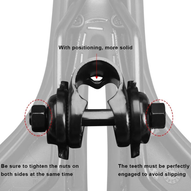 Carbon Steel Bike Seats Holder Mountain Bike Seats Clamps Folded Bike Seats Clip for Gear Transport