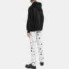 OFF WHITE Embroidered Spray Helvetica Skate Hoodie OMBB085F22FLE0021001