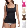 Women Seamless Square Neck Tummy Control Shaping Compression Body Shaper Tank Top