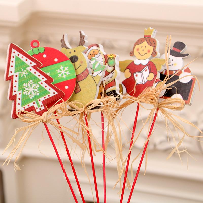 Christmas New Waddle Wooden Small Gift Activity Gift Christmas Decorations Small Display Tag Inserts