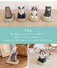 Amplimle Smartphone and Glasses Stand Wooden Desktop Organizer Cat Animal Natural Wood Fika