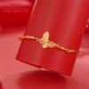 Butterfly Half Bracelet Gold-Plated Light Luxury Women's Fashionable Temperamental All-Match Bracelet Live