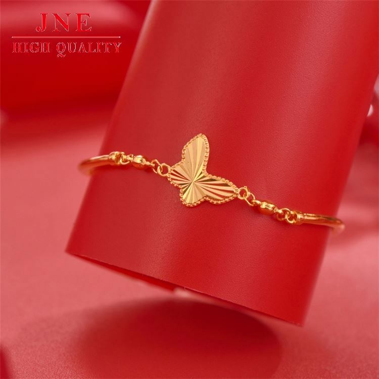 Butterfly Half Bracelet Gold-Plated Light Luxury Women's Fashionable Temperamental All-Match Bracelet Live