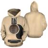 Men Hoodie Guitar Instrument 3D Printed Graphic Pullover Spring Autumn Fashion Harajuku Long Sleeve Streetwear Men Tops