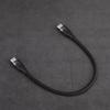 66W USB C Short Charge Cable 25CM for Fast Charging and Data Transfer 480Mbps Nylon Braided Line 25CM