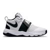 Nike Team Hustle D 8 White Black GS Sneakers 881941-100