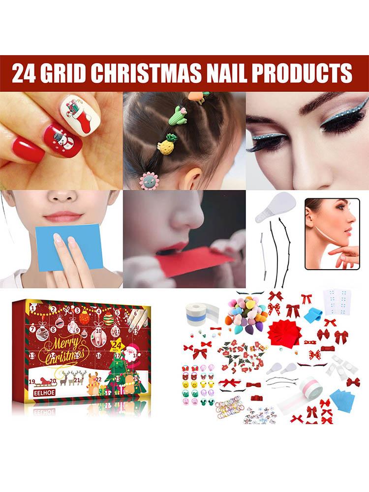 24 Tage Weihnachts-Countdown Adventskalender Calendario DeAdviento Mit 24 Verschiedenen Rennwagen Weihnachtsgeschenk Feiertagsdekoration