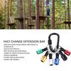 Keychain Drill Screw Adapter 1/4in Hex Shank Screwdriver Bit Holder Portable Fast Change Extension Rod Bar