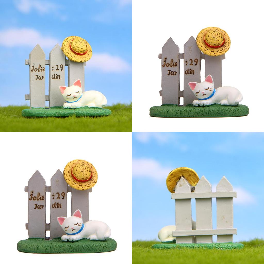 Japanese Style Cat Hat With Moss And Grass Decor For Photo Props And Gift Packaging