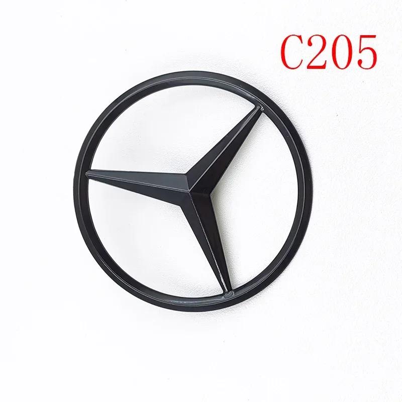 GLC GLB 3D Black C63S Logo Letters V8 BITURBO Badge Car Rear Star Sticker Trunk AMG Emblem For Mercedes Benz AMG W205 C205 Acce