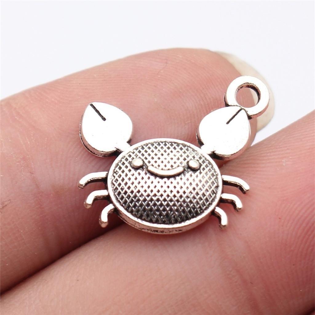 Octopus Seahorse Crab Shrimp Marine Life Charm Antique Bronze Zinc Alloy Jewelry Making Supplies Couple Style
