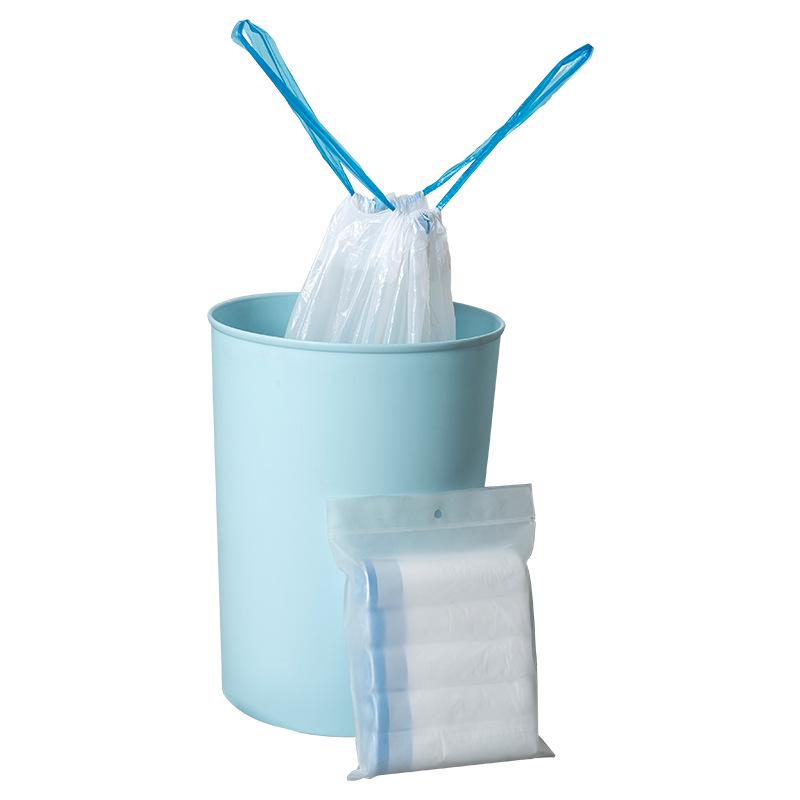 Heavy-Duty Drawstring Trash Bags for Kitchen, Bathroom, & Home