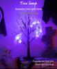 Halloween LED Tree Lights: Purple & Orange Ghost Decorations, 2025 Festival Atmosphere.