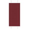 Burgundy Red Pleated Blind 65X150 Cm Fabric Width