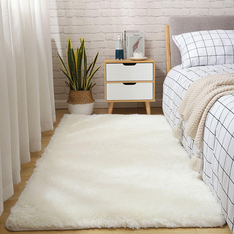 Silk-wool Bedroom Carpet, Tea Table In the Living Room, Tie-dyed Plush Bedside Blanket, Balcony Bay Window Mat, Plush Full-laid Non-slip Floor Mat
