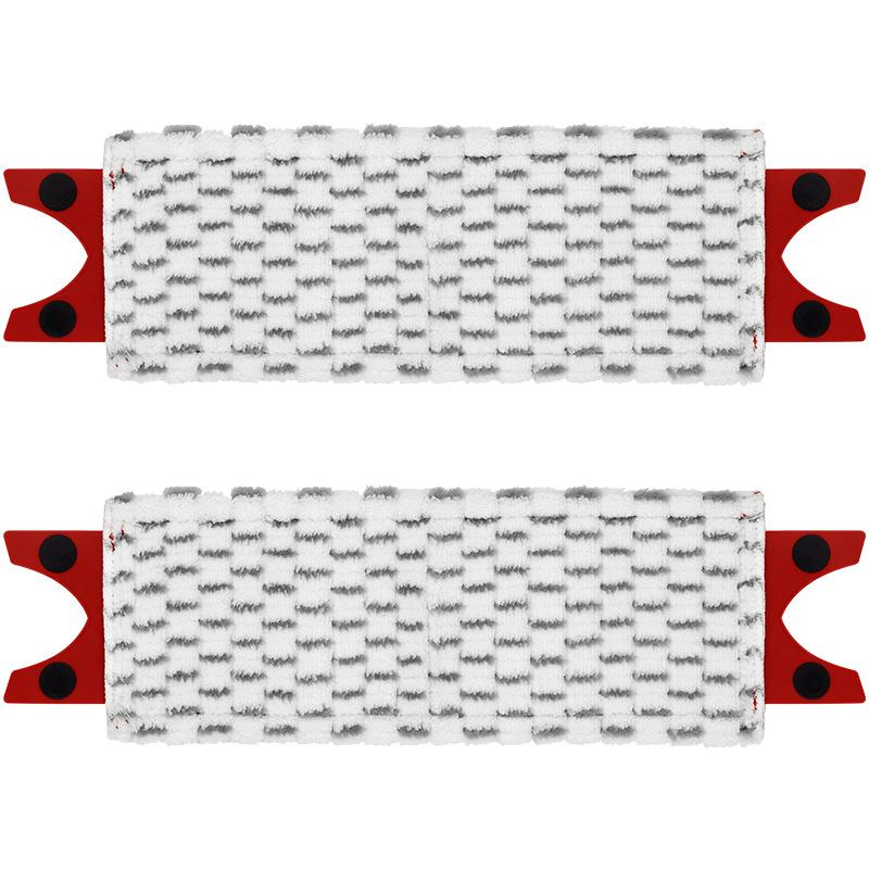 2 шт. Мікрофіброві накладки для швабри підлоги, заміна для Vileda UltraMax/UltraMaT 2-в-1, мікрофіброві серветки для плоскої швабри EasyWring
