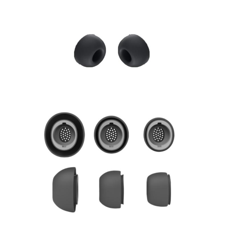 2pcs Silicone Ear Tips Earplug Compatible for Buds 3Pro Earplug Offering Comfortable Fit and Superior Music Experience