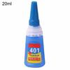20ml 40ml Universal 401 Glue Strong Adhesion High Temperature Resistance Widely Used Useful Super Glue Wood