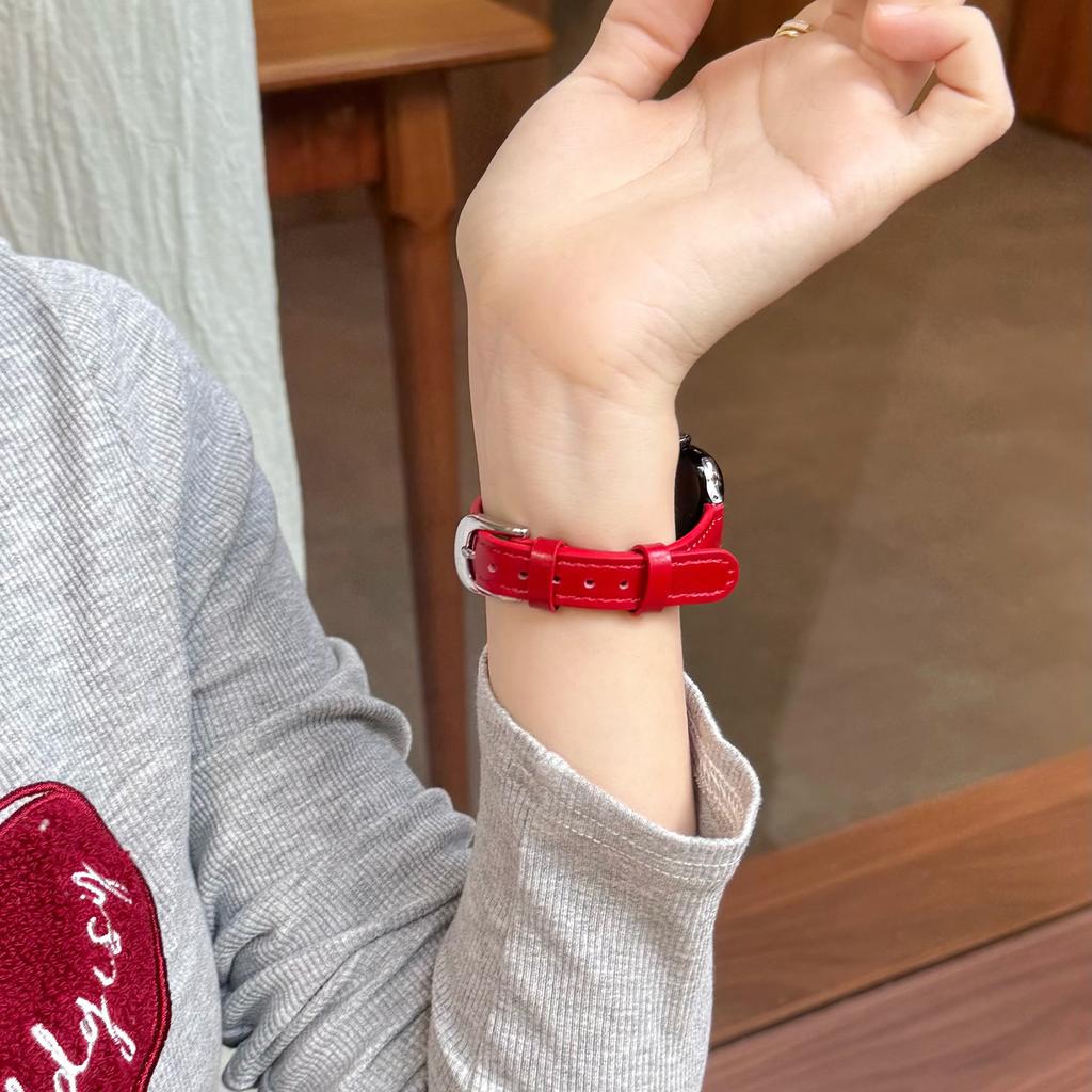 Hochwertiges geöltes Lederarmband für Apple Watch 49 46 45 44 42 41 40mm Mädchen Geschenk für IWatch Vollständige Serienmodelle S11 S10 S9 S8 S7