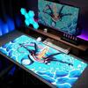 New Wallpaper P-Pokemon Greninja Mousepad Non-slip Rubber Mouse Mat Large Anime Desk Mat Gaming Accessories 900x400 Keyboard Pad