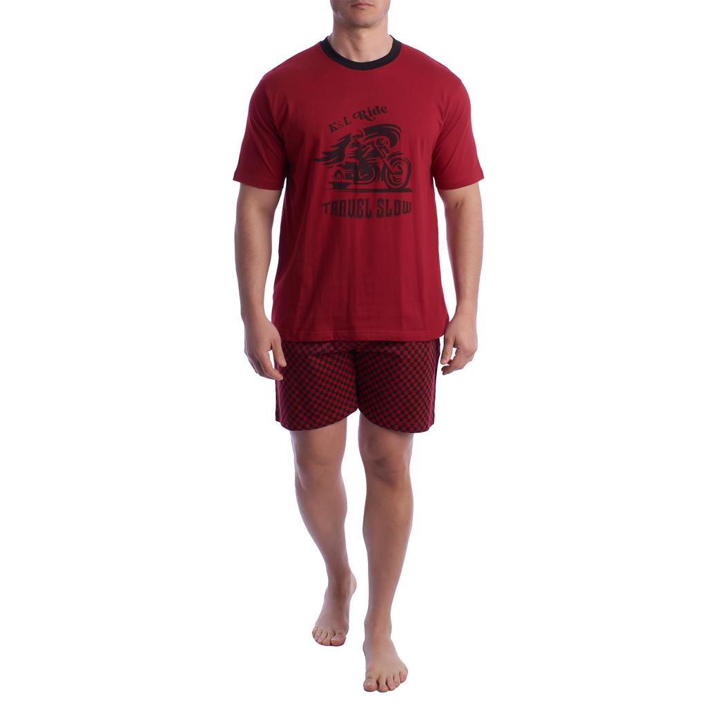Pijama de Verano Manga Corta Algodón KL30000 para Hombre