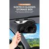 Universal Car Visor & Dashboard Sunglasses Holder – One-Hand Quick Clip, Scratch & Shockproof Eyewear Case Car Storage Organizer