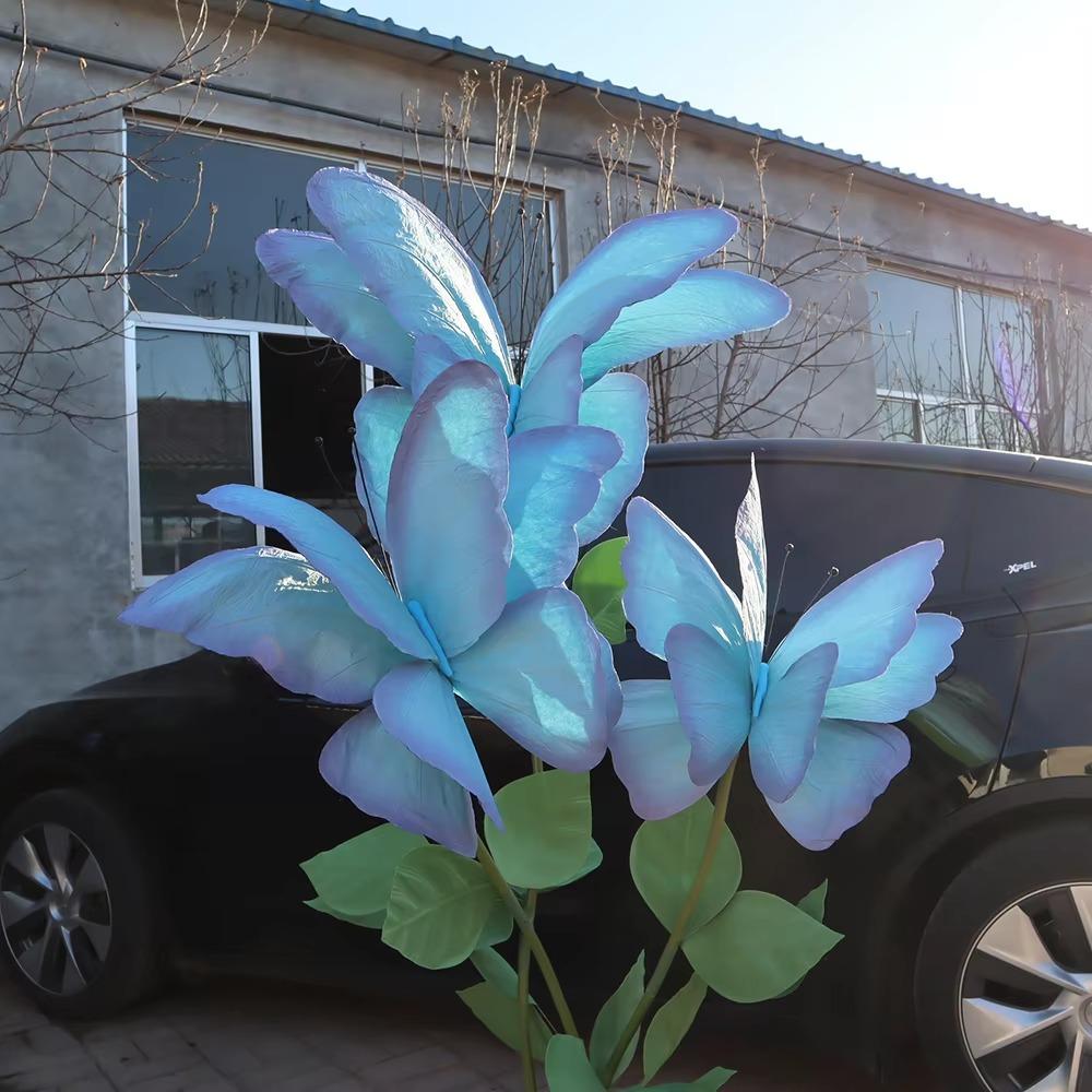 Large Artificial Butterfly Outdoor 3D Butterfly New Fake Butterfly Wedding Centerpiece