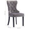 VidaXL 2x Dining Chairs Kitchen Chairs Dining Chairs Dining Room Seats Kitchen Furniture Home 287959