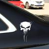 Samochodowa Naklejka Odblaskowa Czaszka Winyl Wodoodporne Kalkomanie Moda Motocykl Auto Styling Ozdobne Naklejki na Karoserię Czaszka 10x15CM