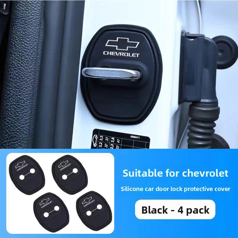 

Anti-collision Car Door Lock Protection Cover For Chevrolet Cruze Impala Malibu Silverado Cobalt Impala Onix SS pioneer Explorer