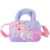 TENDYCOCO Einhorn Umhängetasche für Mädchen, Crossbody Tasche, Beutel, Schultasche für Kinder, Niedliches Plüschtier Design, Leicht, Perfekt für den Kindergarten,