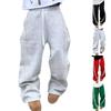 Loose Fit Sweatpants with Drawstring Waist and Side Stripe for Men and Women Casual Sportswear Trousers