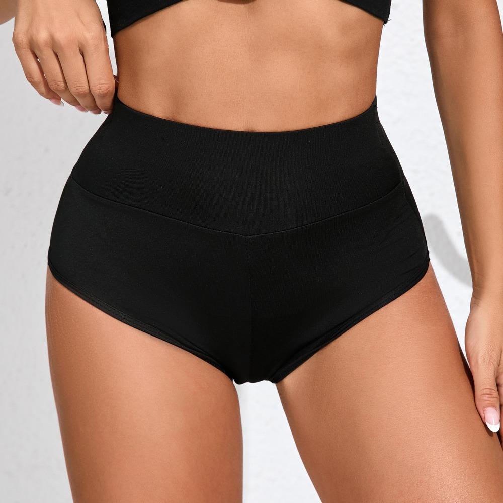 Women's High Waist Skinny Yoga Shorts Milk Silk Peach Butt Running Fitness Sport Hot Pants