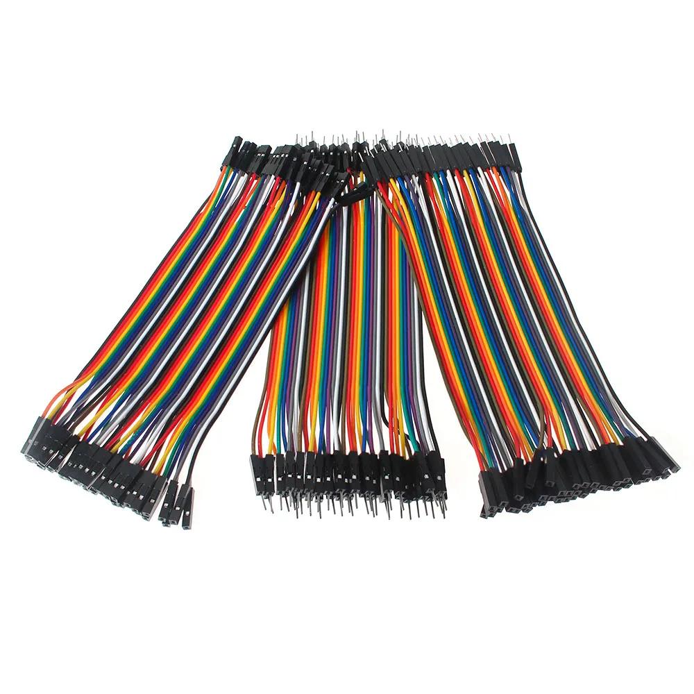 2.54mm 40PIN 10 15 20 30 40CM Dupont Line Male to Male Female to Male Female to Female Jumper Dupont Wire Cable For Arduino DIY