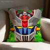 M-Mazinger Z R-Robot Pillow Case For Sofa Decor Car Office Room Printing Cushion Cover Decorations And Protector