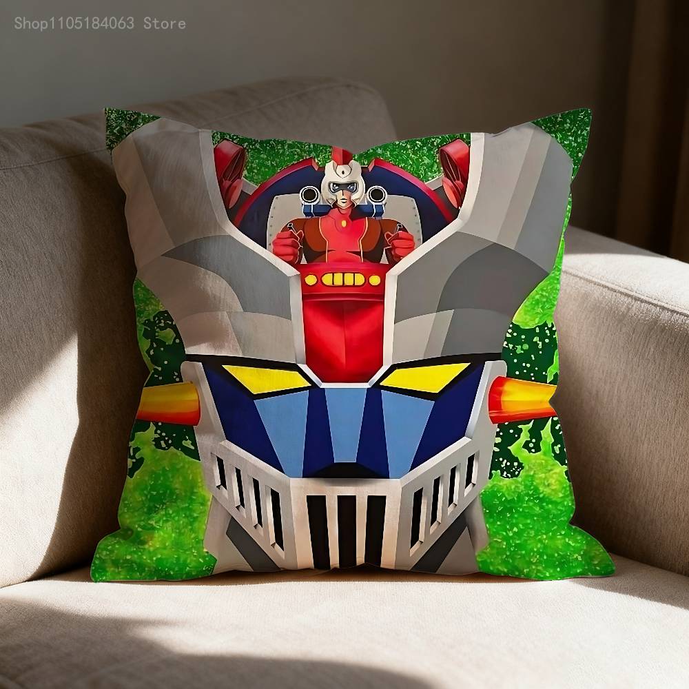 

M-Mazinger Z R-Robot Pillow Case For Sofa Decor Car Office Room Printing Cushion Cover Decorations and Protector 30cmx30cm