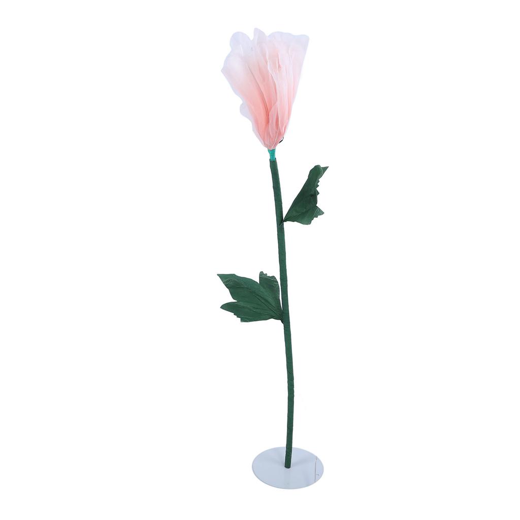 Electric Silk Flower Simulation Openable Artificial Large Peony Decor Prop with LED Light for